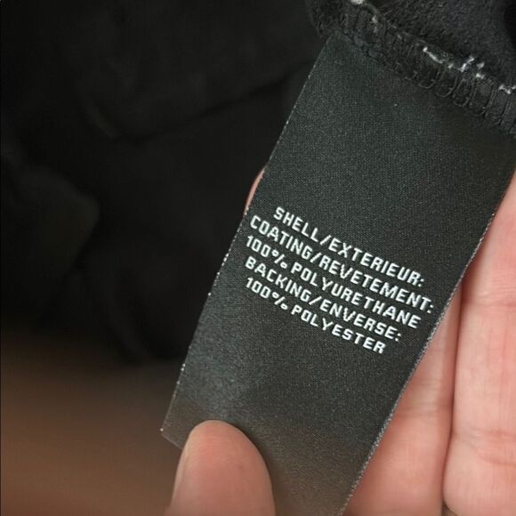 7 for all mankind faux leather wide leg pants - Picture 4 of 6